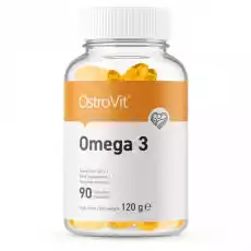 OSTROVIT OMEGA 3 90 KAPS Zdrowie i uroda Zdrowie Witaminy minerały suplementy diety