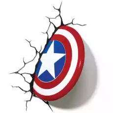 Lampka 3D LED Marvel Tarcza Kapitana Ameryki Gadżety