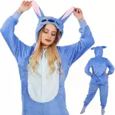 Piżama jednoczęściowa kigurumi damska kombinezon Stitch rozmiar M Odzież obuwie dodatki Bielizna damska Pidżamy damskiekomplety do spania