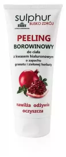 Sulphur Peeling borowinowy do ciała 200 g Zdrowie i uroda Kosmetyki i akcesoria