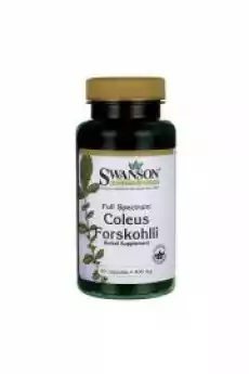 Full Spectrum Coleus Forskohli Pokrzywa indyjska 400mg suplement diety Gadżety Ezoteryka