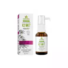 Witamina K2 MK7 w bio oleju konopnym 30 ml Zdrowie i uroda Zdrowie Medycyna naturalna Produkty CBD