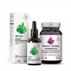 Aura Herbals Zestaw PIĘKNE WŁOSY Aura Herbals Sport i rekreacja Odżywki i suplementy