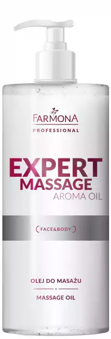 Farmona Professional Expert Massage Aroma Oil 500ml Zdrowie i uroda Kosmetyki i akcesoria Pielęgnacja ciała Olejki do ciała i masażu