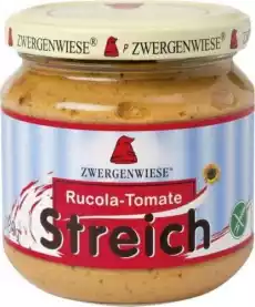 PASTA SŁONECZNIKOWA Z RUKOLĄ I POMIDORAMI BEZGLUTENOWA BIO 180 g ZWERGENWIESE Artykuły Spożywcze Pasty i smarowidła