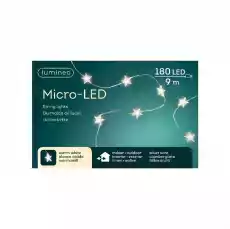 Lampki micro gwiazdki 180 led zewwew ciepły biały 9m Gadżety Imprezowe Pozostałe