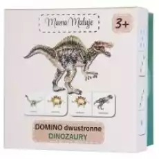 Domino dwustronne Dinozaury Mama Maluje Gry Gry planszowe