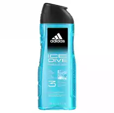 Adidas Ice Dive żel pod prysznic dla mężczyzn 400ml Zdrowie i uroda Kosmetyki i akcesoria Kosmetyki i akcesoria do kąpieli