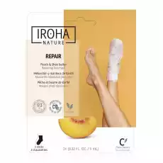 Repair Foot Mask regenerująca maseczka do stóp w formie skarpet Peach Shea Butter 2x9ml Zdrowie i uroda Kosmetyki i akcesoria Pielęgnacja dłoni i stóp