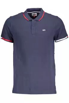 KOSZULKA POLO TOMMY HILFIGER Z KRÓTKIM RĘKAWEM MĘSKA NIEBIESKA Odzież obuwie dodatki Odzież damska