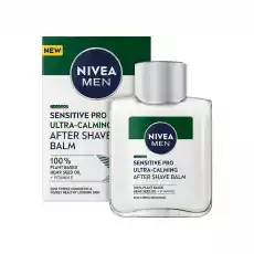 Nivea Men Sensitive Pro UltraCalming After Shave Balm łagodzący balsam po goleniu z olejem z nasion konopnych 100ml Zdrowie i uroda Kosmetyki i akcesoria Kosmetyki dla mężczyzn Męskie kosmetyki i akcesoria do golenia