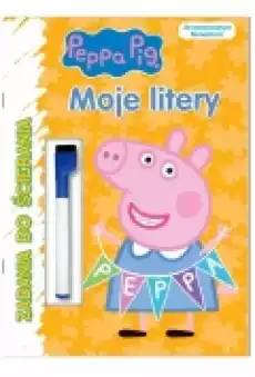 Peppa Pig Zadania do ścierania Moje litery Książki Dla dzieci