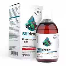 Aura Herbals Silidrop Bor krzem organiczny MMST płyn 500 ml Sport i rekreacja Odżywki i suplementy Witaminy i minerały