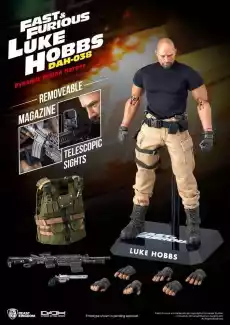 Figurka Fast amp Furious Dynamic 8ction Heroes 19 Luke Hobbs Dom i ogród Wyposażenie wnętrz Dekoracja Figurki dekoracyjne Figurki kolekcjonerskie