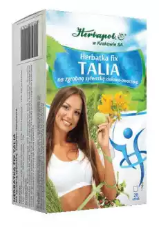 Herbatka Talia Fix x 20 saszetek Sport i rekreacja Odżywki i suplementy Odżywki wspomagające odchudzanie
