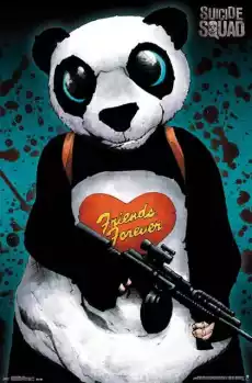 Legion Samobójców Panda Friends Forever plakat Dom i ogród Wyposażenie wnętrz Dekoracja Obrazy i plakaty