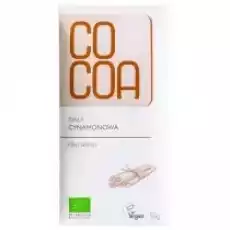 Cocoa Tabliczka biała cynamonowa 50 g Bio Artykuły Spożywcze Słodycze