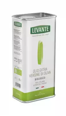 OLIWA Z OLIWEK EXTRA VIRGIN BIO 3 L LEVANTE Artykuły Spożywcze Oleje i oliwy