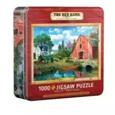 Puzzle 1000 el The Red Barn by Dominic Davison Tin 80515526 Eurographics Dla dziecka Zabawki Puzzle