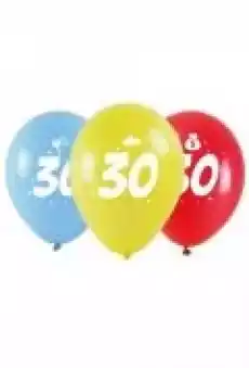 Balony okazjonalne z nadrukiem 30 28cm 3szt Prezenty Pakowanie prezentów