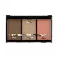 Wibo 3 Steps To Perfect Face Contouring Palette paleta do konturowania twarzy 10g Zdrowie i uroda Kosmetyki i akcesoria Makijaż i demakijaż Pudry i róże