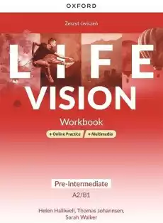 Life Vision PreIntermediate A2B1 Workbook Online Practice Książki Podręczniki w obcych językach