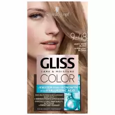 Gliss Color Care Moisture farba do włosów 948 Jasny Nude Blond Zdrowie i uroda Kosmetyki i akcesoria Pielęgnacja i stylizacja włosów Farby i szampony koloryzujące