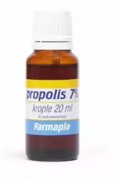 PROPOLIS 7 krople 20ml Zdrowie i uroda Zdrowie Leki Przeziębienie i grypa