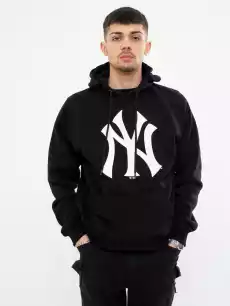 Bluza Z Kapturem 47 Brand New York Yankees MLB Imprint Burnside Czarna Odzież obuwie dodatki Odzież męska Bluzy męskie