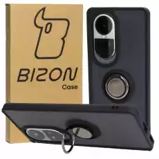 Etui Bizon Case Hybrid Ring do Oppo Reno 10 5G 10 Pro 5G czarne Telefony i akcesoria Akcesoria telefoniczne Pokrowce i kabury do telefonów