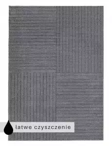 Carpet Decor Dywan Quatro szary łatwe czyszczenie Dom i ogród Wyposażenie wnętrz Tekstylia do domu Dywany i wykładziny dywanowe