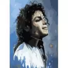 Norimpex Malowanie po numerach 40x50cm Michael Jackson portret 1008973 Biuro i firma Akcesoria biurowe Artykuły papiernicze