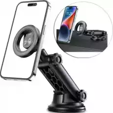 Uchwyt samochodowy na telefon na szybę deskę Tech Protect N53 Magnetic MagSafe Dashboard Car Mount czarny Telefony i akcesoria Akcesoria telefoniczne