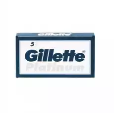 Żyletki Gillette Platinum 5 sztuk Zdrowie i uroda Kosmetyki i akcesoria Kosmetyki dla mężczyzn Męskie kosmetyki i akcesoria do golenia