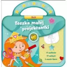 Teczka małej projektantki turkus 2 Butik Książki Dla dzieci