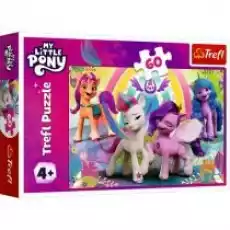 Puzzle 60 W świecie przyjaźni My Little Pony TREFL Dla dziecka Zabawki Puzzle