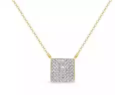 Naszyjnik srebrny pozłacany swarovski kingdom w kolorze crystal Biżuteria i zegarki