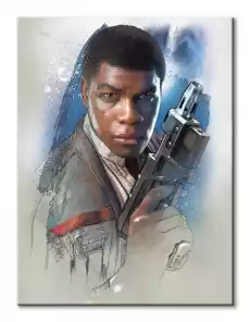 Star Wars The Last Jedi Finn Brushstroke obraz na płótnie Dom i ogród Wyposażenie wnętrz Dekoracja Obrazy i plakaty