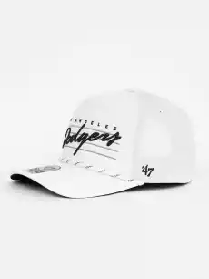 Czapka Z Daszkiem Snapback Biała 47 Brand Los Angeles Dodgers MLB Downburst 47 Hitch Odzież obuwie dodatki Galanteria i dodatki Nakrycia głowy Czapki z daszkiem