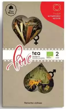 HERBATKA NA PATYKU DLA PAR LOVE TEA BIO 2 SZT 2 x 35 g 7 g DARY NATURY Artykuły Spożywcze Herbata