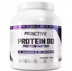 PROACTIVE WPC PROTEIN 80 MIX BIAŁEK PROSZEK 2250G Zdrowie i uroda