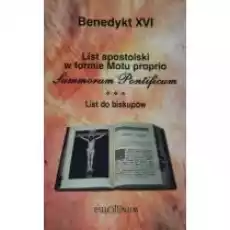 List apostolski w formie motu proprio Summorum Książki Religia