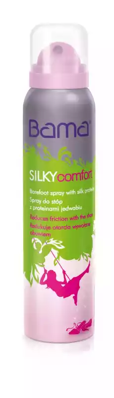 BAMA SILKY COMFORT 3000 SPRAY JEDWAB 100 ml Odzież obuwie dodatki Akcesoria do obuwia