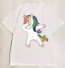 tshirt oversize z unicornem Odzież obuwie dodatki Odzież damska Tshirty i koszulki damskie