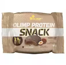 Olimp Protein Snack 60 g o smaku kremu z orzechów laskowych Sport i rekreacja Odżywki i suplementy