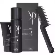 Wella SP Men Gradual Tone Black zestaw dla mężczyzn do stopniowej eliminacji siwizny pianka pigmentująca łagodny szampon szc Zdrowie i uroda Zestawy kosmetyczne