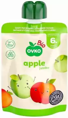 Przecier jabłkowy po 6 miesiącu życia BIO 90 g Artykuły Spożywcze Jedzenie dla dzieci
