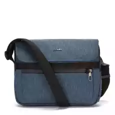 Torba męska na ramię listonoszka antykradzieżowa Pacsafe Metrosafe X Messenger Dark Denim Sport i rekreacja Akcesoria turystyczne Torby i torebki