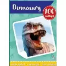 100 naklejek z plakatem Dinozaury Książki Dla dzieci