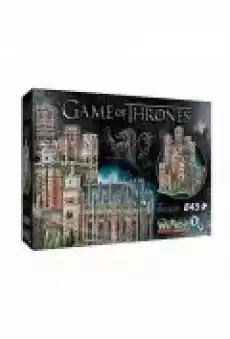 Puzzle 3D 845 el Gra o Tron The Red Keep Dla dziecka Zabawki Puzzle